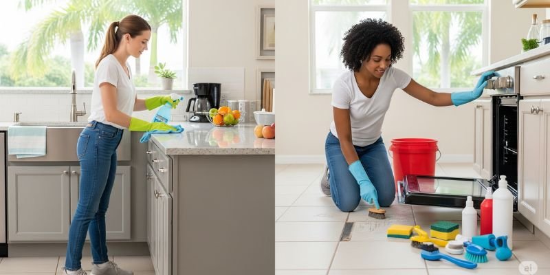 TileUp Home Improvement and Quality Cleaning LLC provides professional residential, post-construction, deep, and move-in/out cleaning, as well as tile and flooring services in the cities of Panama City Beach, Santa Rosa Beach, Destin, and Niceville, Florida.