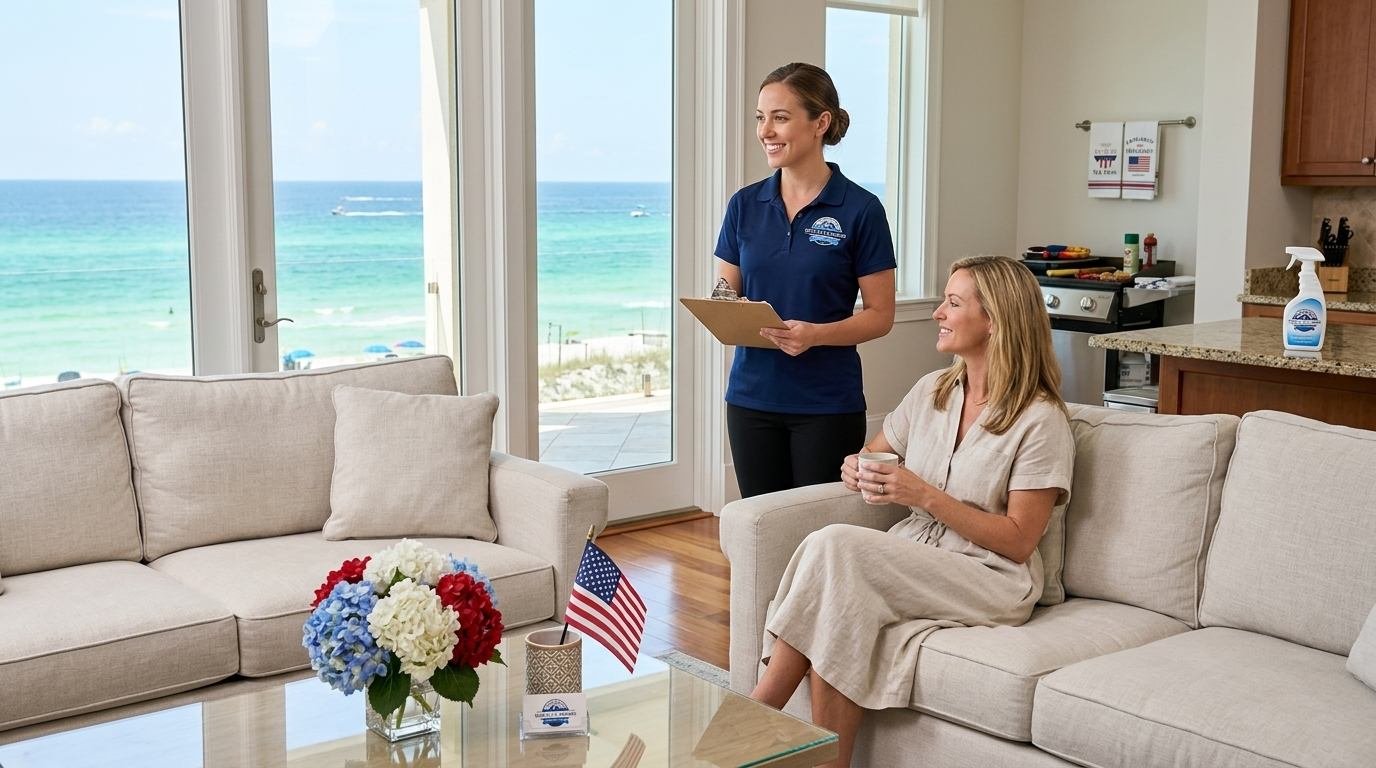 nally ushering in the unofficial start of summer, filled with gatherings, barbecues, and cherished moments with family and friends. For homeowners in Destin and Niceville, preparing your home for this significant weekend is essential, ensuring a welcoming environment that reflects both respect and hospitality. The last thing you need is the stress of pre-party cleaning. At TileUp, we understand this balance. We solve the problem of overwhelming holiday preparations by offering a professional cleaning service that guarantees an immaculate home, allowing you to focus on what truly matters: honoring, hosting, and creating joyful memories. Preparing your home for Memorial Day with a professional clean honors the holiday's spirit by creating a pristine, respectful environment for family gatherings. It ensures a healthy, welcoming space for guests, allowing hosts to focus on remembrance and celebration without cleaning stress. A clean home during Memorial Day weekend is a reflection of respect—respect for your guests, for the spirit of the holiday, and for your own peace of mind. As families gather in Destin to enjoy the beautiful beaches and kick off the summer season, a meticulously prepared home enhances the entire experience. It’s about creating an atmosphere where every guest feels comfortable and every surface is hygienic. A professional cleaning ensures that your home is not only visibly spotless but also deeply fresh and inviting. This allows you, as a host, to fully participate in the weekend's events, whether attending a local ceremony or simply enjoying a barbecue, knowing that your home is impeccably ready. This proactive approach ensures a stress-free start to summer.