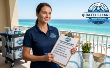 Professional Spring Cleaning in Florida 2 Beyond the Winter Build-Up: Your Ultimate Guide to Professional Spring Cleaning in Florida. As the warmth of spring truly settles across Florida, homes in Santa Rosa Beach and Panama City Beach beckon for a fresh start. The winter months, while often mild, bring their own unique accumulation of indoor dust, pet dander, and stagnant air, even as outdoor pollen begins its annual cycle. "Spring Cleaning" is more than just a tradition; it’s a crucial reset button for your home’s health and vitality. It's the perfect opportunity to shed the remnants of the colder season and prepare your sanctuary for the vibrant summer ahead. At TileUp, we understand this vital seasonal need. We solve the problem of overwhelming spring cleanup by providing a comprehensive, professional deep clean that purifies your home, setting a pristine foundation for both family’s health and effortless living. Professional spring cleaning is essential in Florida to combat seasonal allergens, accumulated dust, and humidity-driven issues like mold spores. It systematically removes irritants from deep within the home, drastically improving indoor air quality and creating a healthier environment for families, especially during peak allergy season.