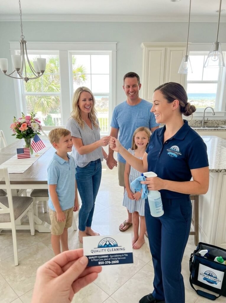ty requires more than a casual clean. From preparing your home for Memorial Day guests to ensuring a flawless Move-In/Out Deep Cleaning for seasonal rentals, the demands are unique and exacting. At TileUp, we understand that homeowners in these discerning communities seek a level of cleanliness that protects their family’s health and preserves their valuable investments. We solve the problem of achieving this elevated standard by leveraging cutting-edge professional equipment and a meticulously curated selection of premium products from trusted brands. This guide reveals how our advanced cleaning solutions are tailored for every spring and summer need, elevating your Florida lifestyle. Advanced professional cleaning is essential for Florida's spring and summer, using technology like steam cleaners and hot water extractors to combat humidity, allergens, and high traffic. This ensures a deep, sanitized clean for homes, protecting family health and preparing properties for events or seamless move-in/out transitions. The warmer months bring a distinct set of challenges for homeowners in Destin and Niceville. Increased outdoor activity means more dust, sand, and pollen tracked indoors. Higher humidity fosters dust mites and can contribute to mildew odors. These factors demand a cleaning approach that goes far beyond surface-level tidiness. Our Deep Clean service is specifically designed to address these seasonal realities. It's a proactive health measure that systematically removes accumulated allergens, purifies the air, and sanitizes surfaces. This comprehensive approach is foundational, whether you're welcoming Memorial Day guests or preparing a property for a seamless Move-In/Out Deep Cleaning.