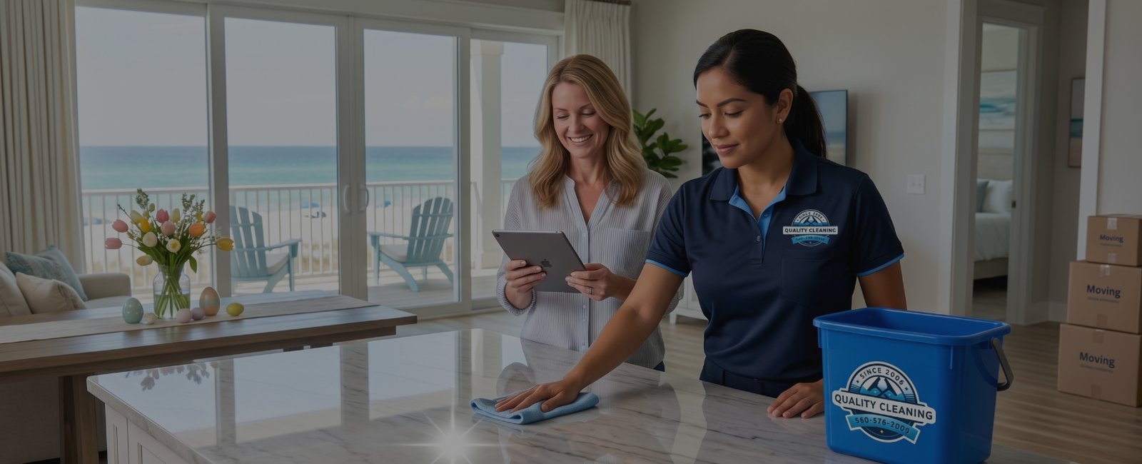 When your home, in Florida (Panama City Beach, Santa Rosa Beach, Destin and Niceville), needs more than just a surface-level refresh, Deep Cleaning is the solution. Perfect for seasonal resets, special occasions, or simply when it’s time to start fresh, this service goes above and beyond the standard clean. We clean under and behind furniture, inside appliances (like ovens and refrigerators), wipe down baseboards and door frames, and remove built-up grime in overlooked areas. Every detail gets attention. This is ideal for clients looking to renew their space, prep for guests, or restore balance to their home.