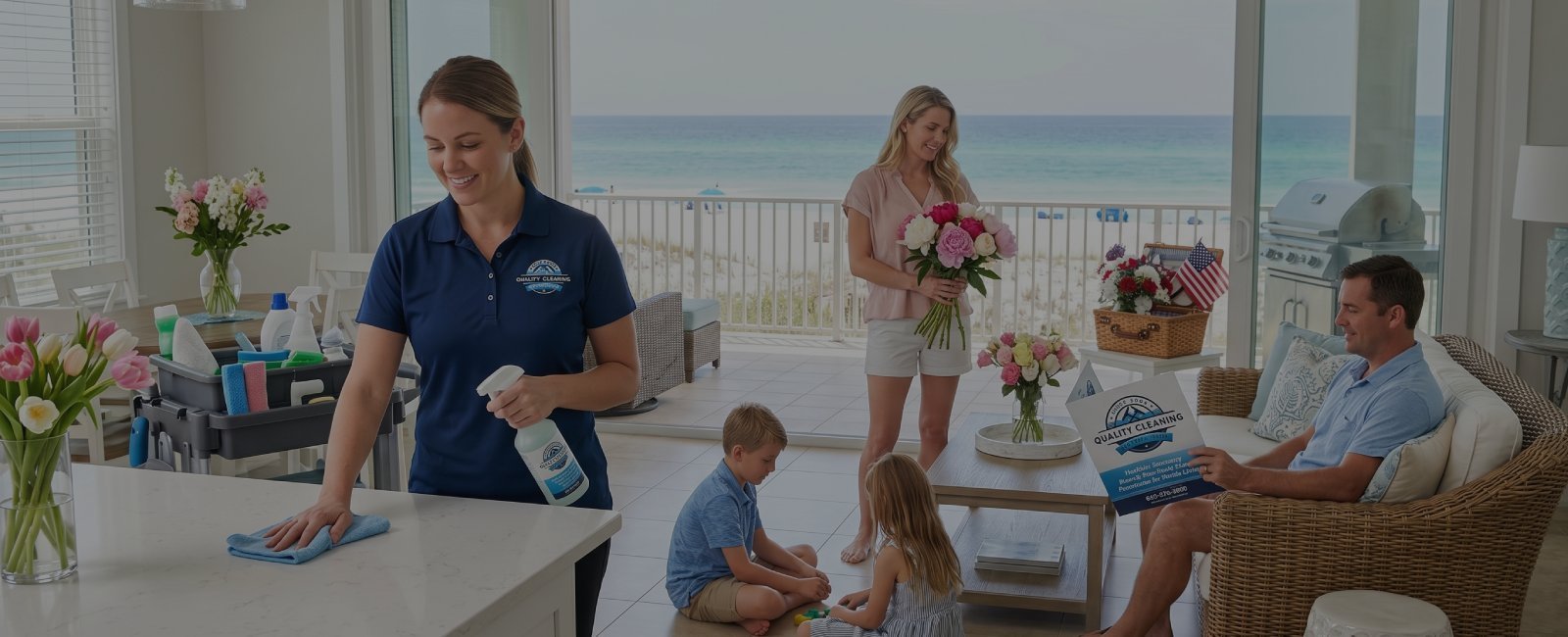 When your home, in Florida (Panama City Beach, Santa Rosa Beach, Destin and Niceville), needs more than just a surface-level refresh, Deep Cleaning is the solution. Perfect for seasonal resets, special occasions, or simply when it’s time to start fresh, this service goes above and beyond the standard clean. We clean under and behind furniture, inside appliances (like ovens and refrigerators), wipe down baseboards and door frames, and remove built-up grime in overlooked areas. Every detail gets attention. This is ideal for clients looking to renew their space, prep for guests, or restore balance to their home.